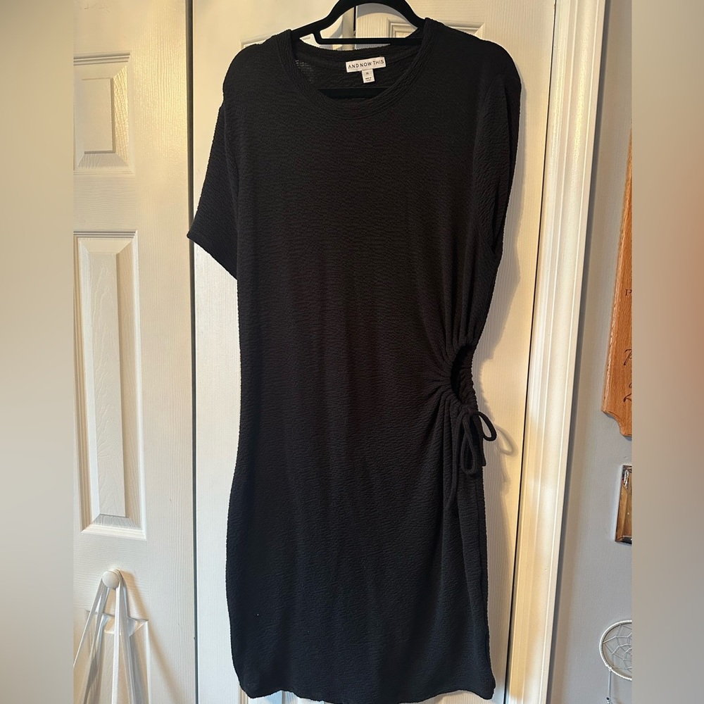 Black Dress with cutout on side